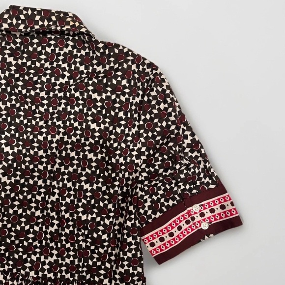 Kate Spade Floral Tile Shirt Dress - Picture 8 of 10